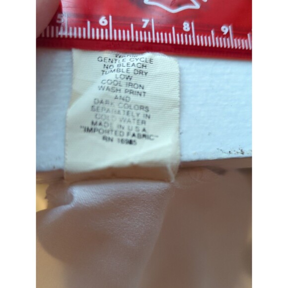 Vintage VAL MODE Slip Dress Womens 12 Satin Floral Lace Bridal Lingerie - Picture 8 of 8